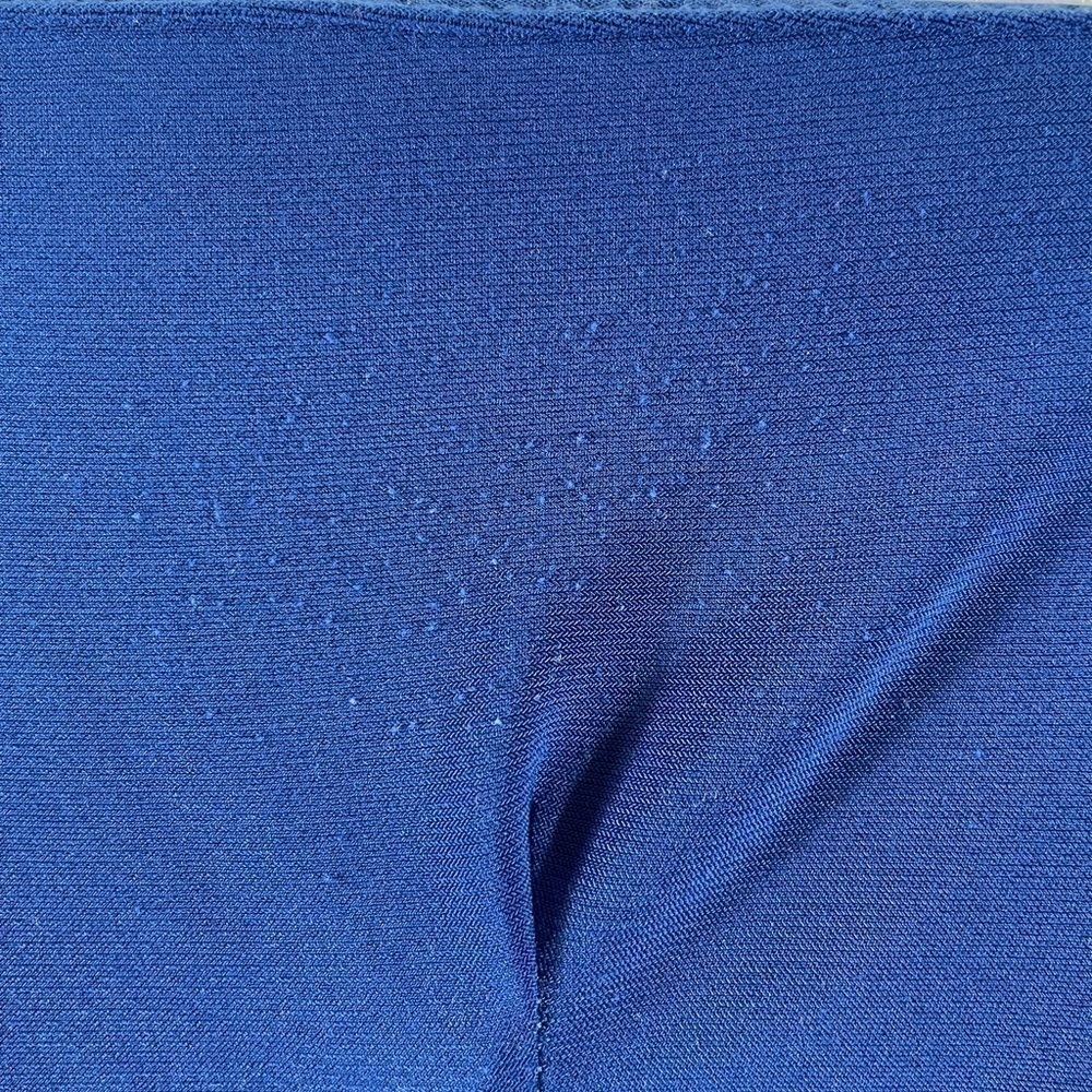 Escalade Blue Ruched Top - Picture 14 of 15